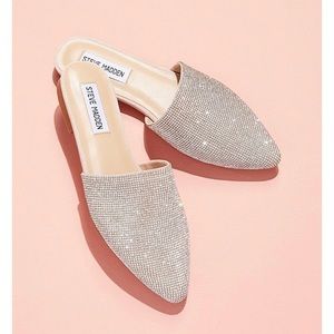 Steve Madden Trace Rhinestone Flat (Pre-Loved) 10M